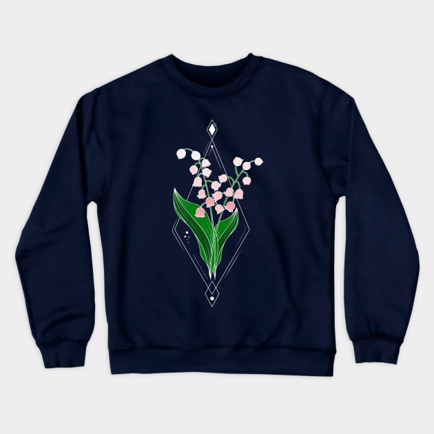 Lily of the valley Crewneck Sweatshirt by Designs by Katie Leigh